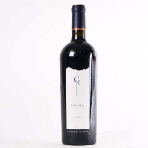 (1) 2008 Craggy Range Sophia Merlot, Gimblett Gravels