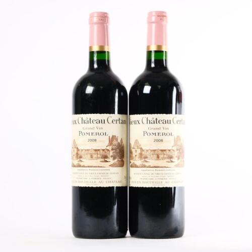 (2) 2008 Vieux Chateau Certan, Pomerol