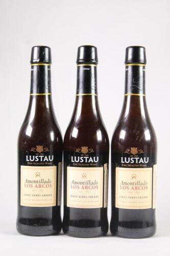 (3) Lustau Amontillado Dry Los Arcos 375ml, Jerez