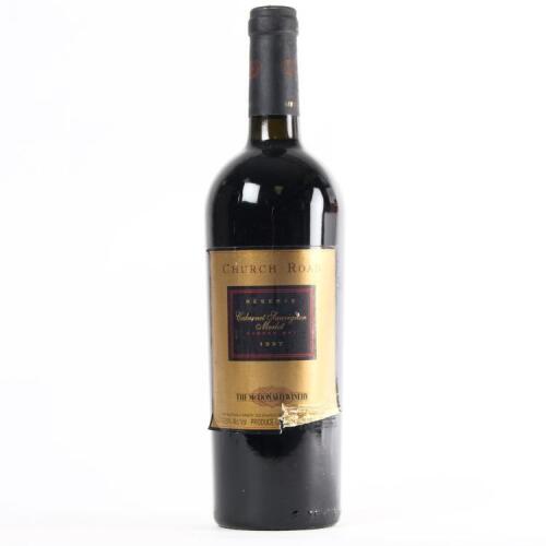 (1) 1997 Church Road Reserve Cabernet Sauvignon/Merlot, Hawkes Bay