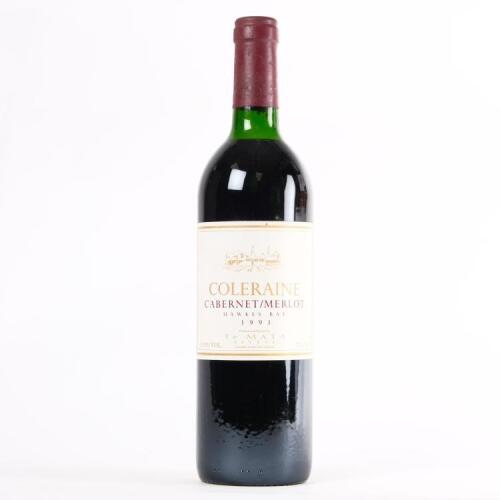 (1) 1991 Te Mata Estate Coleraine, Hawkes Bay