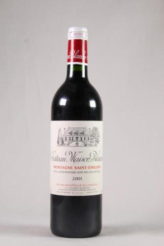 (1) 2001 Chateau Maison Blanche, Montagne St Emilion