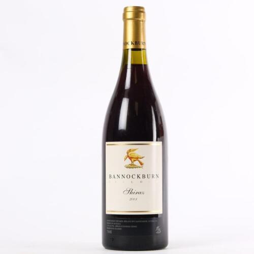 (1) 2001 Bannockburn Shiraz, Geelong VIC