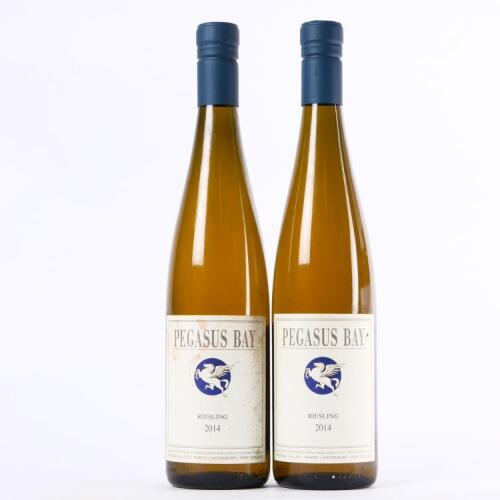 (2) 2014 Pegasus Bay Riesling, Waipara
