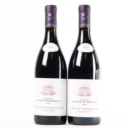 (2) 2018 Domaine Chandon de Briailles Corton Clos du Roi Grand Cru, Cote de Beaune