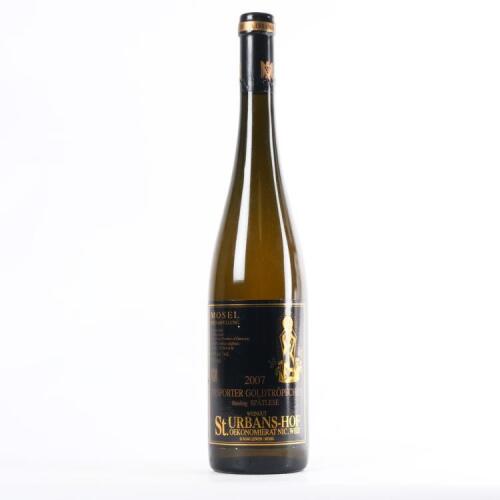 (1) 2007 Weingut St Urbans-Hof Piesporter Goldtropfchen Riesling Spatlese, Mosel Saar Ruwer
