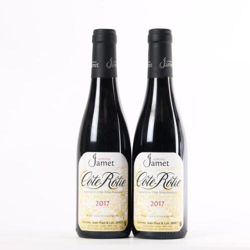 (2)&nbsp;2017 Domaine Jamet Cote Rotie 375ml