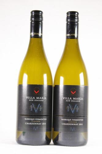 (2) 2011 Villa Maria Reserve Barrique Fermented Chardonnay, Gisborne