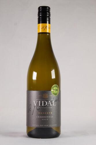 (1) 2016 Vidal Reserve Chardonnay, Hawkes Bay