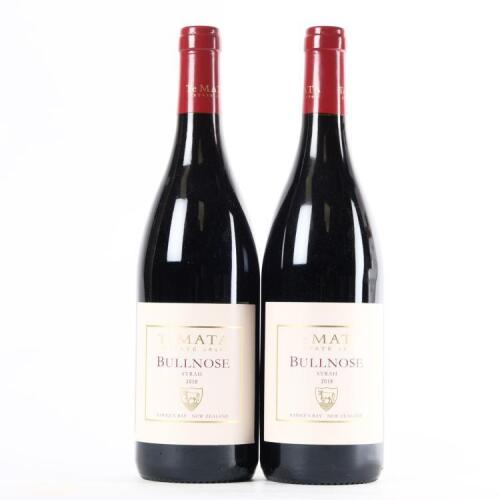(2) 2018 Te Mata Estate Bullnose Syrah, Hawkes Bay