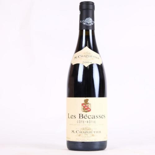 (1) 2004 Chapoutier Les Becasses Cote Rotie