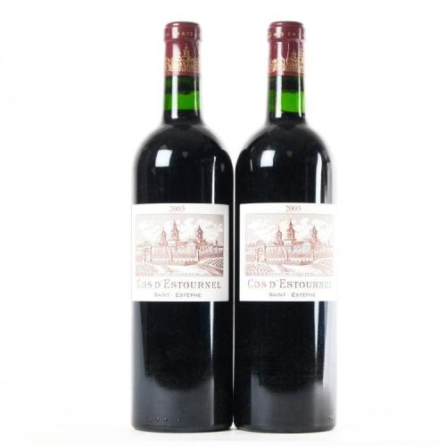 (2) 2003 Chateau Cos d'Estournel 2eme Cru Classe, St Estephe
