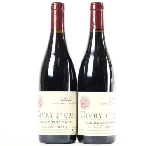 (2) 2011 Domaine Joblot Clos des Bois Chevaux 1er Cru Givry, Cote Chalonnaise