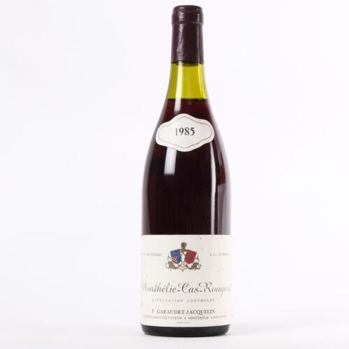 (1) 1985 Domaine Florent Garaudet Jaquelin Monthelie Cas Rougeot, Cote de Nuits