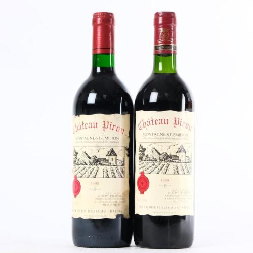 (2) 1990 Chateau Piron, Montagne-St Emilion