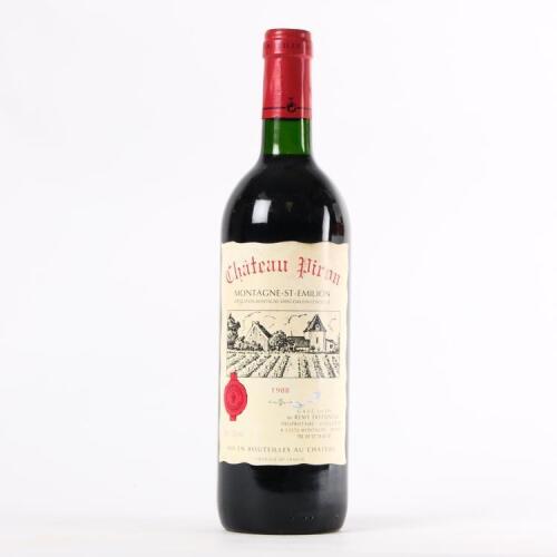 (1) 1988 Chateau Piron, Montagne-St Emilion