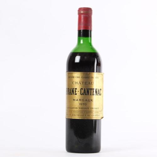 (1) 1970 Chateau Brane-Cantenac 2eme Cru Classe 730ml, Margaux