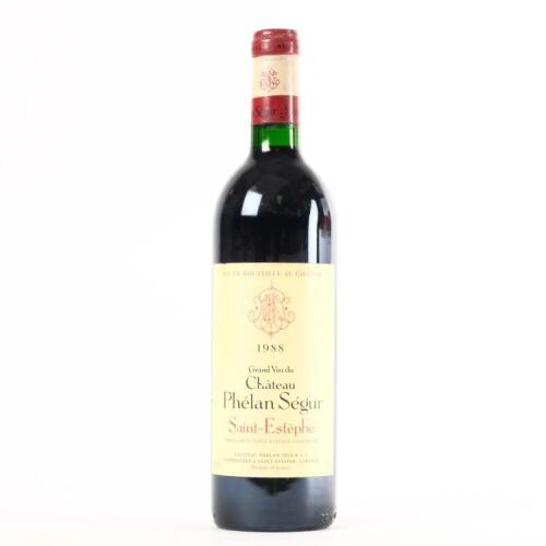 (1) 1988 Chateau Phelan-Segur, St Estephe