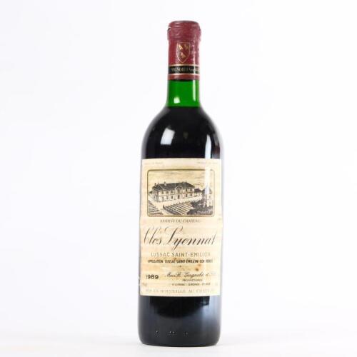 (1) 1989 Clos Lyonnat, Lussac St Emilion