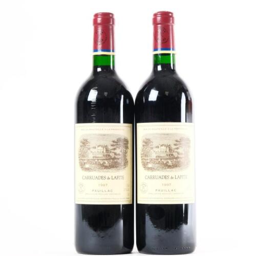 (2) 1997 Carruades de Lafite, Pauillac
