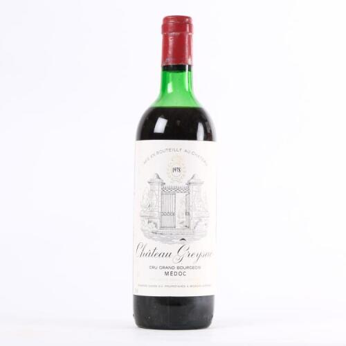 (1) 1978 Chateau Greysac, Medoc
