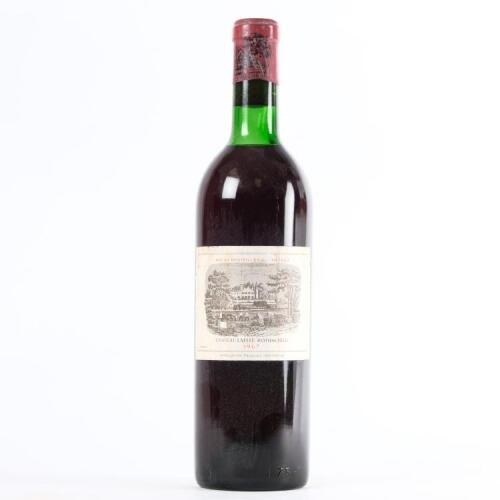 (1) 1967 Chateau Lafite Rothschild 1er Cru Classe, Pauillac