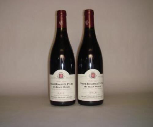 (2) 2011 Domaine Bruno Clavelier Vosne Romanee Beaux Monts 1er Cru, Cote de Nuits