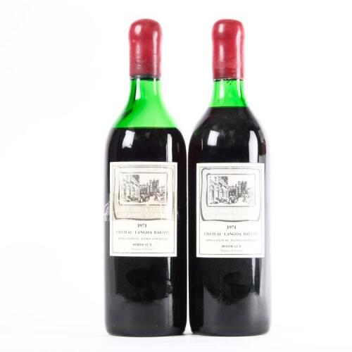 (2) 1971 Berry Bros. & Rudd Chateau Langoa-Barton 3eme Cru Classe, St Julien