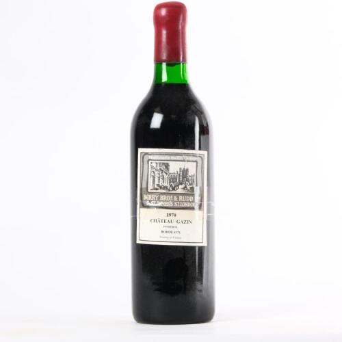 (1) 1970 Berry Bros & Rudd Chateau Gazin, Pomerol