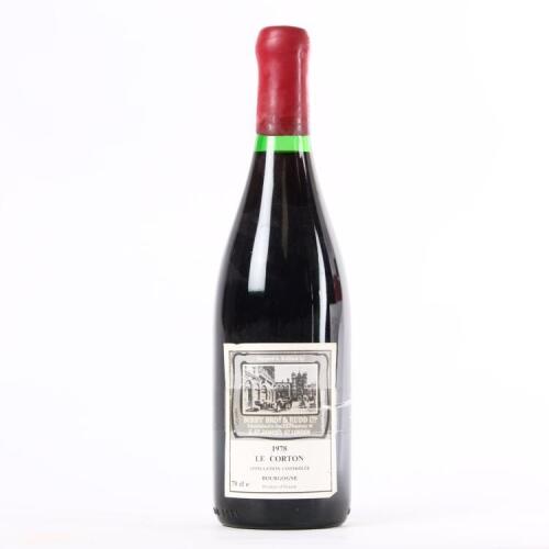 (1) 1978 Berry Bros. & Rudd Le Corton Grand Cru, Cote de Beaune