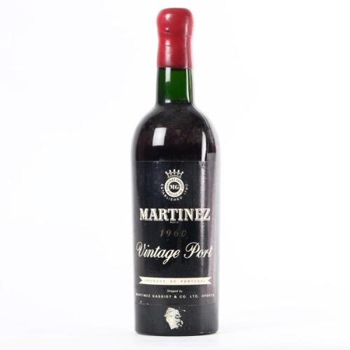 (1) 1960 Martinez Gassiot & Co. Vintage Port, Oporto