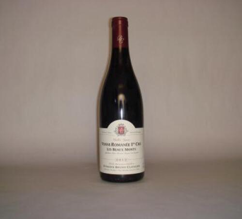 (1) 2012 Domaine Bruno Clavelier Vosne Romanee Beaux Monts 1er Cru, Cote de Nuits