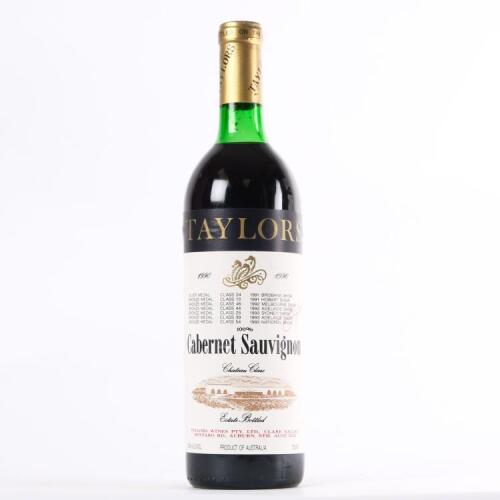 (1) 1990 Taylors Cabernet Sauvignon, Clare SA