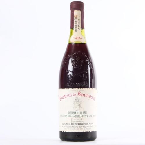 (1) 1989 Chateau de Beaucastel Chateauneuf du Pape