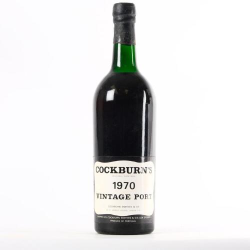 (1) 1970 Cockburns Vintage Port, Oporto