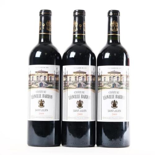 (3) 2009 Chateau Leoville Barton 2eme Cru Classe, St Julien