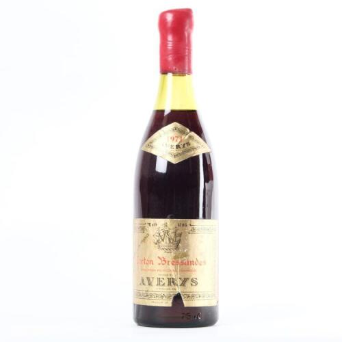 (1) 1971 Averys Corton Bressandes, Cote de Beaune