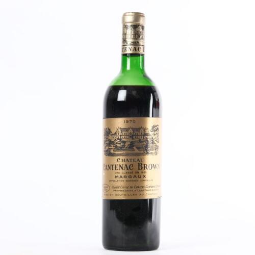 (1) 1970 Chateau Cantenac Brown 3eme Cru Classe, Margaux