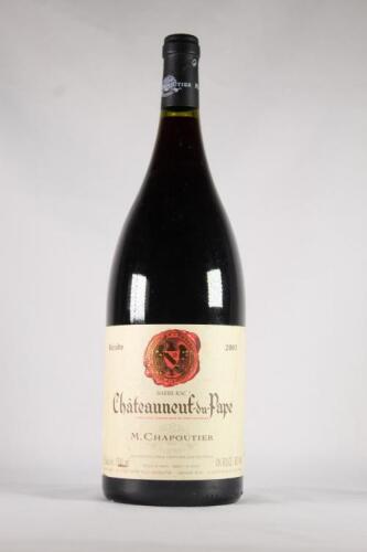 (1) 2001 Chapoutier Barbe Rac Chateauneuf du Pape 1500ml