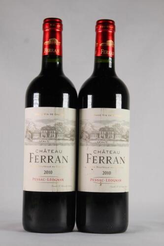 (2) 2010 Chateau Ferran, Pessac Leognan