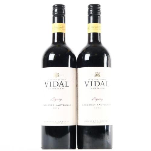 (2) 2014 Vidal Estate Legacy Series Cabernet Sauvignon, Gimblett Gravels