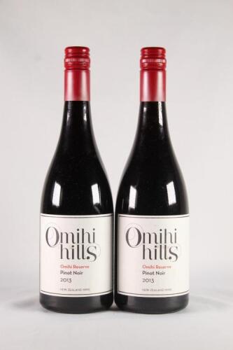 (2) 2013 Omihi Hills Reserve Selection Pinot Noir, Waipara