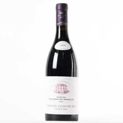 (1) 2018 Domaine Chandon de Briailles Corton Clos du Roi Grand Cru, Cote de Beaune