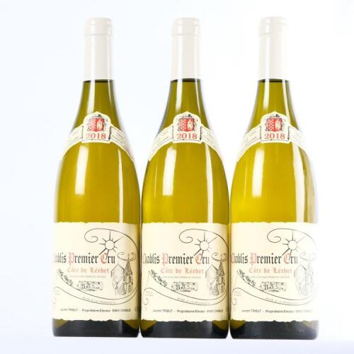 (3) 2018 Laurent Tribut Cote de Lechet 1er Cru, Chablis
