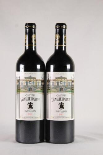 (2) 2003 Chateau Leoville Barton, St Julien