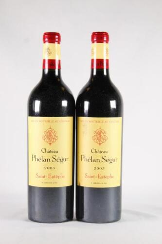 (2) 2003 Chateau Phelan Segur, St Estephe