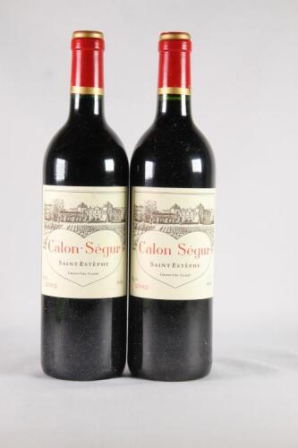 (2) 2002 Chateau Calon Segur, St Estephe