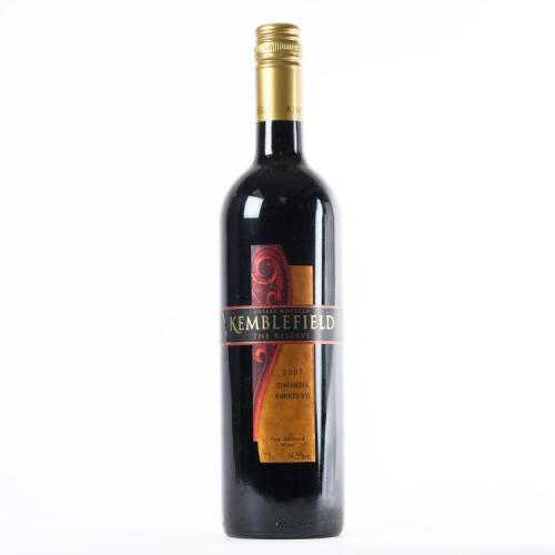 (1) 2007 Kemblefield Reserve Zinfandel, Hawkes Bay