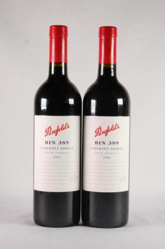 (2) 2004 Penfolds Bin 389 Cabernet Sauvignon/Shiraz, South Australia