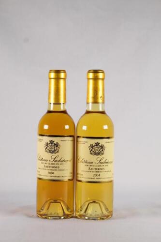 (2) 2004 Chateau Suduiraut 375ml, Sauternes